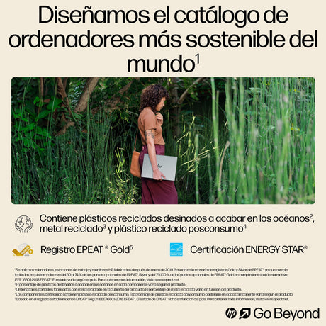 EAN 0198701252214 - HP OmniBook X 14-fe0008ns Copilot+ PC Qualcomm Snapdragon X1E-78-100 Portátil 35,6 cm (14") Pantalla táct imagen 10