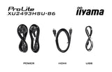 EAN 4948570124589 - iiyama ProLite XU2493HSU-B7 pantalla para PC 60,5 cm (23.8") 1920 x 1080 Pixeles Full HD LED Negro imagen 11