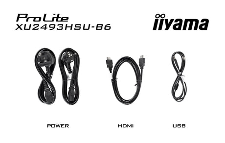 EAN 4948570124589 - iiyama ProLite XU2493HSU-B7 pantalla para PC 60,5 cm (23.8") 1920 x 1080 Pixeles Full HD LED Negro imagen 11