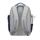 Mochila Riva Nb Prater 17.3" 7567 Gris/Azul Oscuro