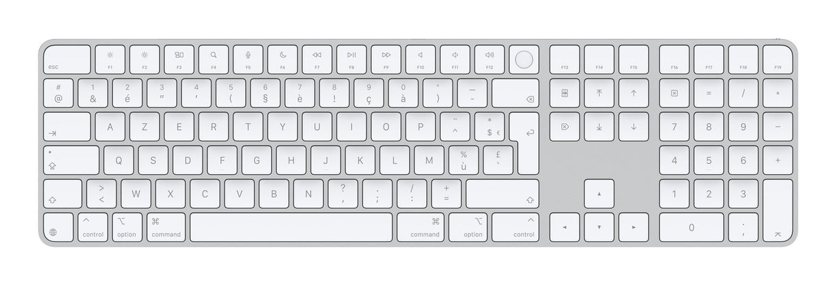 EAN 0195949654763 - Apple Magic teclado Universal USB + Bluetooth AZERTY Francés Blanco imagen 1
