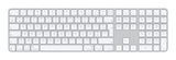 EAN 0195949654763 - Apple Magic teclado Universal USB + Bluetooth AZERTY Francés Blanco imagen 1