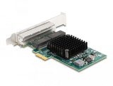 Delock 88207 Tarjeta Pci Express X1 A 4 X Rj45 Gigabit Lan