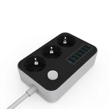 Regleta  Colorway Cw-Che36b Colorway: 9 Enchufes 6usb Negro 1.8m