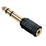 Adaptador Audio Lindy 3.5mm/6.3mm F/M Dorado