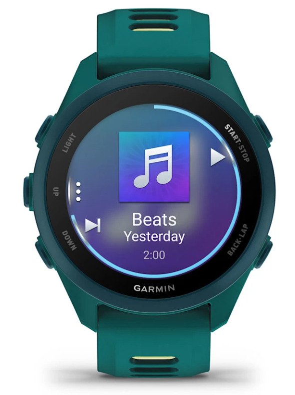 Garmin Forerunner 170 Music 3,05 Cm (1.2") Amoled 42 Mm Digital 390 X 390 Pixeles Pantalla Táctil Verde Gps (Satélite)