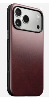 Nomad Modern Leather Case Iphone 17 Pro Max Burgundy Horween