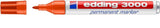 Edding Marcador Permanente 3000 Naranja