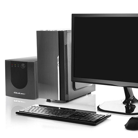 EAN 5901878537771 - Qoltec 53777 sistema de alimentación ininterrumpida (UPS) Línea interactiva 2 kVA 1200 W 4 salidas AC imagen 4