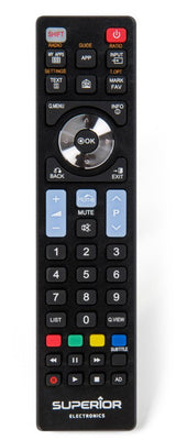 EAN 8054242080438 - Superior Electronics SUPTRB007 mando a distancia IR inalámbrico TV Botones imagen 1