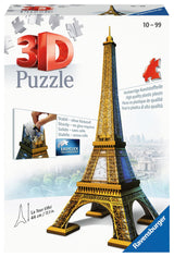 Ravensburger - 3d Puzzle Tour Eiffel, París, Serie Midi Monumentos, 216 Piezas