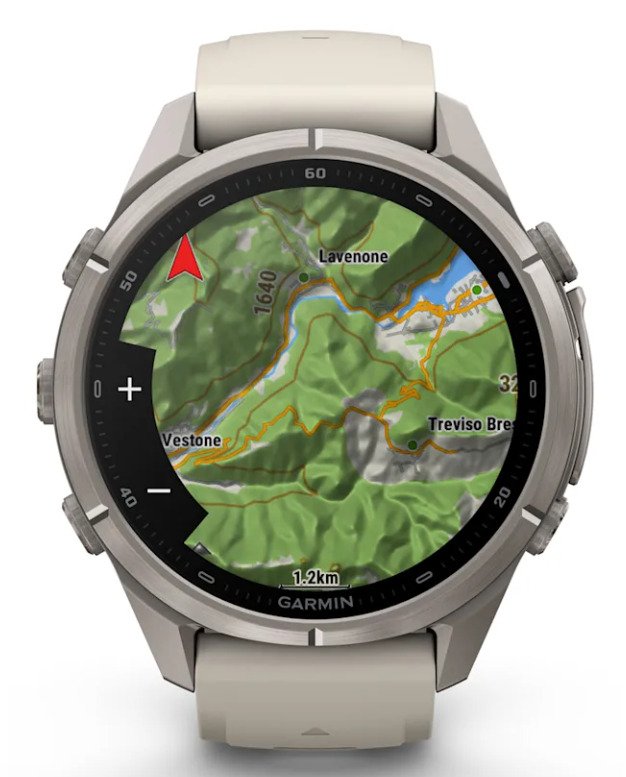 Garmin Fenix 9 Pro Inreach Lte 43mm Titanio Con Correa De Silicona En Blanco