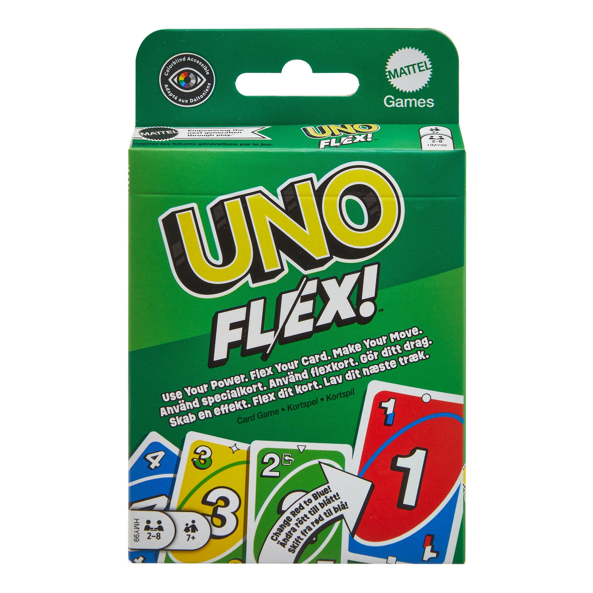 Juego De Cartas Mattel Games Uno Flex, Hmy99