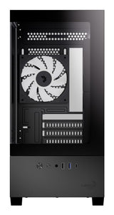 Caja Micro-Atx Aerocool P300d Digi Argb Cristal Templado Pr