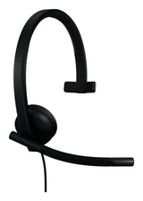 Auriculares Logitech H570e Alámbrico  Usb Tipo A Negro