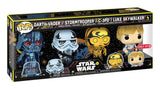 Blister 4 Figuras Pop Star Wars Exclusive