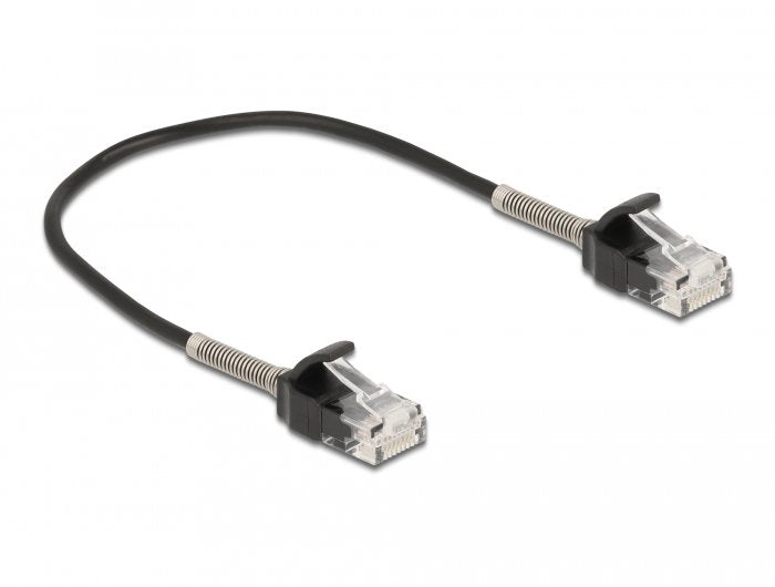 Cable Elock 87014 De Red Negro 0,25 M Cat6a U/Utp (Utp)