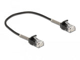 Cable Elock 87014 De Red Negro 0,25 M Cat6a U/Utp (Utp)