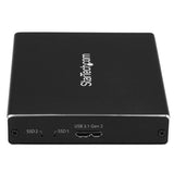 Caja 2 Bahias M.2 Ngff Usb 3.1 Accs Raid Caja Externa Usb-C Usb-A