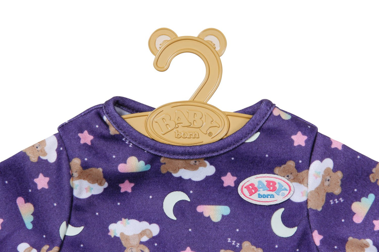 Zapf Creation Baby Born® Pijama De Peluche Que Brilla En La Oscuridad, Accesorios Para Muñecas 836484