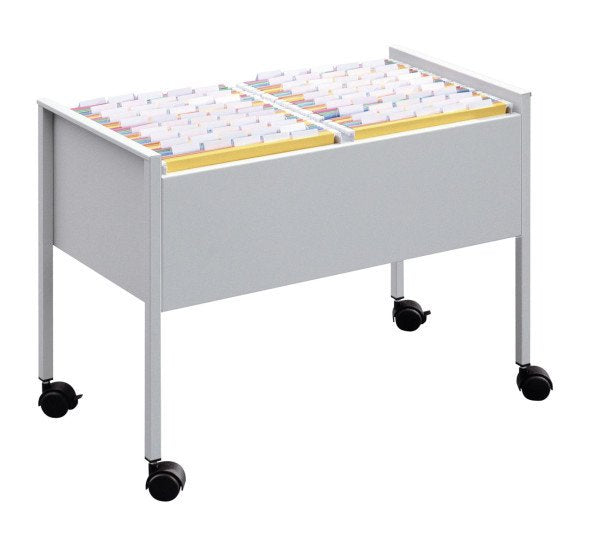 Durable Eco Carro Para Carpetas Colgantes 100 Duo Plateado