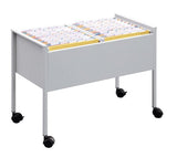 Durable Eco Carro Para Carpetas Colgantes 100 Duo Plateado