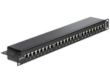 Delock 19? Patchpanel 24 Port Cat.6 Schwarz