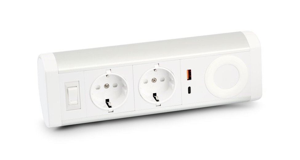 Triple Eu Power Socket 1 Usb-A
