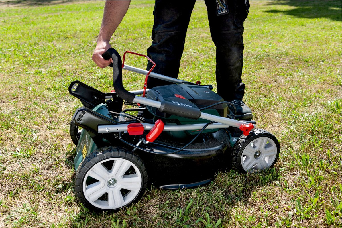 EAN 4061792201750 - Metabo RM 36-18 LTX BL 46 Cortacésped manual Batería Verde imagen 7