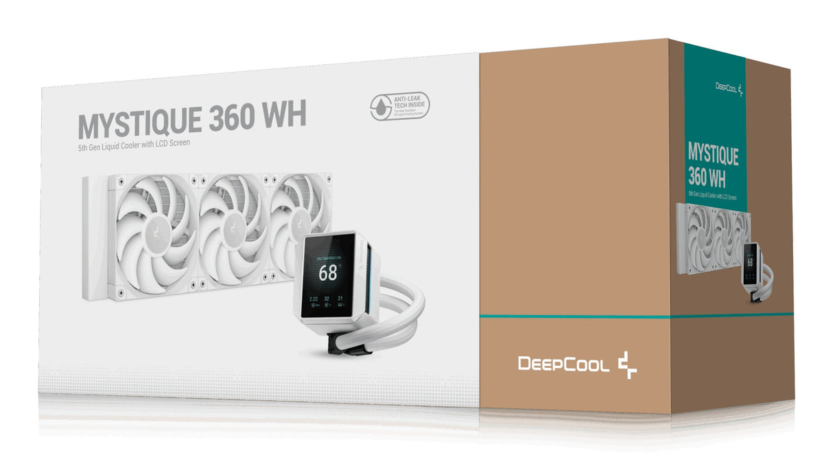 Refrigeración Por Agua Deepcool Mystique 360 Blanco R-Lx360-Whdsnmp-G-1