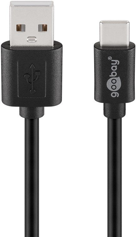 Goobay Cable Usb(A) 2.0 A Usb(C) 2.0 1.8m Negro