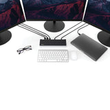 Startech Dock Usb-C Para Tres Monitores 4k Con 5 Puertos Usb 3.0