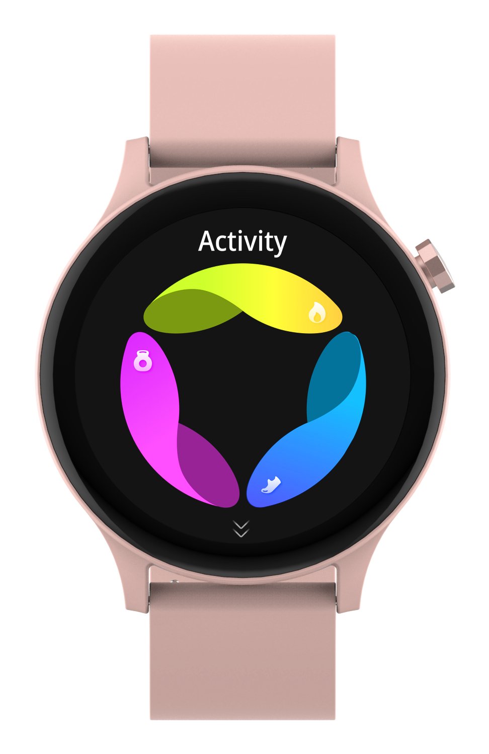 Smartwatch Denver Swc-338ro  3,51 Cm (1.38") Tft 44.5 Mm Digital 240 X 240 Pixeles Pantalla Táctil Rosa