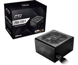 Fuentes De Alimentación Asrock Pro Series Pro-750b 750w Atx 80+ Bronze Negro 90-Uxr075-Bneaa2