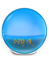 Despertador Inteligente Con Lámpara Rgb Muvit Io Miolamp005 Radio Fm Blanco