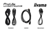 EAN 4948570125241 - iiyama LH5075UHS-B2AG pantalla de señalización Pantalla plana para señalización digital 125,7 cm (49.5")  imagen 17