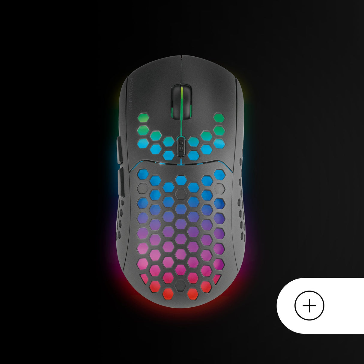 Teclado Mouse Y Alfombrilla Mars Gaming Mcpwxpt Negro H-Mech Frgb 3200dpi Portugues