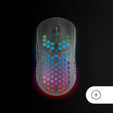 Teclado Mouse Y Alfombrilla Mars Gaming Mcpwxpt Negro H-Mech Frgb 3200dpi Portugues