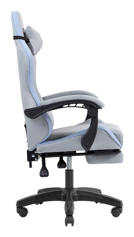 EAN 8435693112969 - Mars Gaming MGCXFSBL silla para videojuegos Silla para videojuegos de PC Asiento acolchado Azul, Gris imagen 3