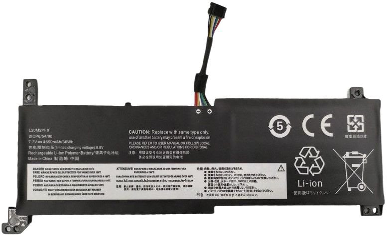 Battery 36wh Li-Polymer 7.7v  4650mah, Black