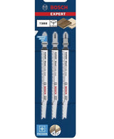 Bosch Professional Hoja De Sierra De Calar Expert T 308 B 'Madera Limpieza Por 2 Lados' 3 Piezas 2608900550