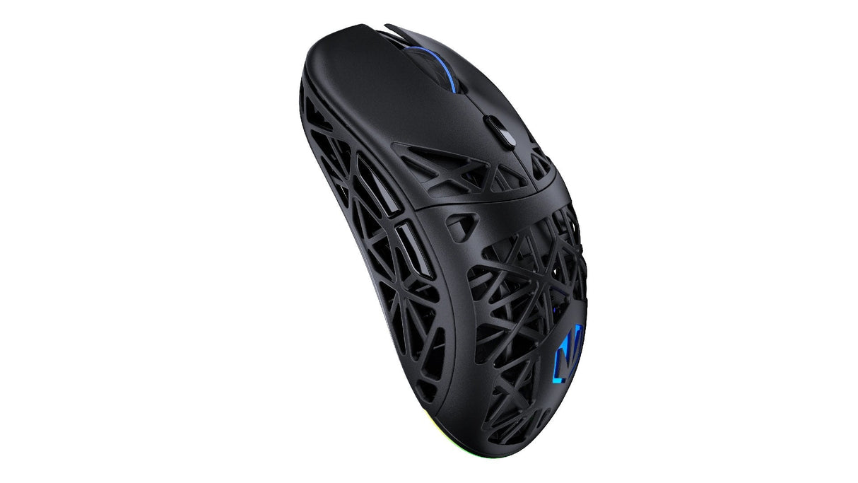 Ratón  Endorfy Liv Plus Wireless Gaming Negro, Incluye Estación De Carga Ey6a016
