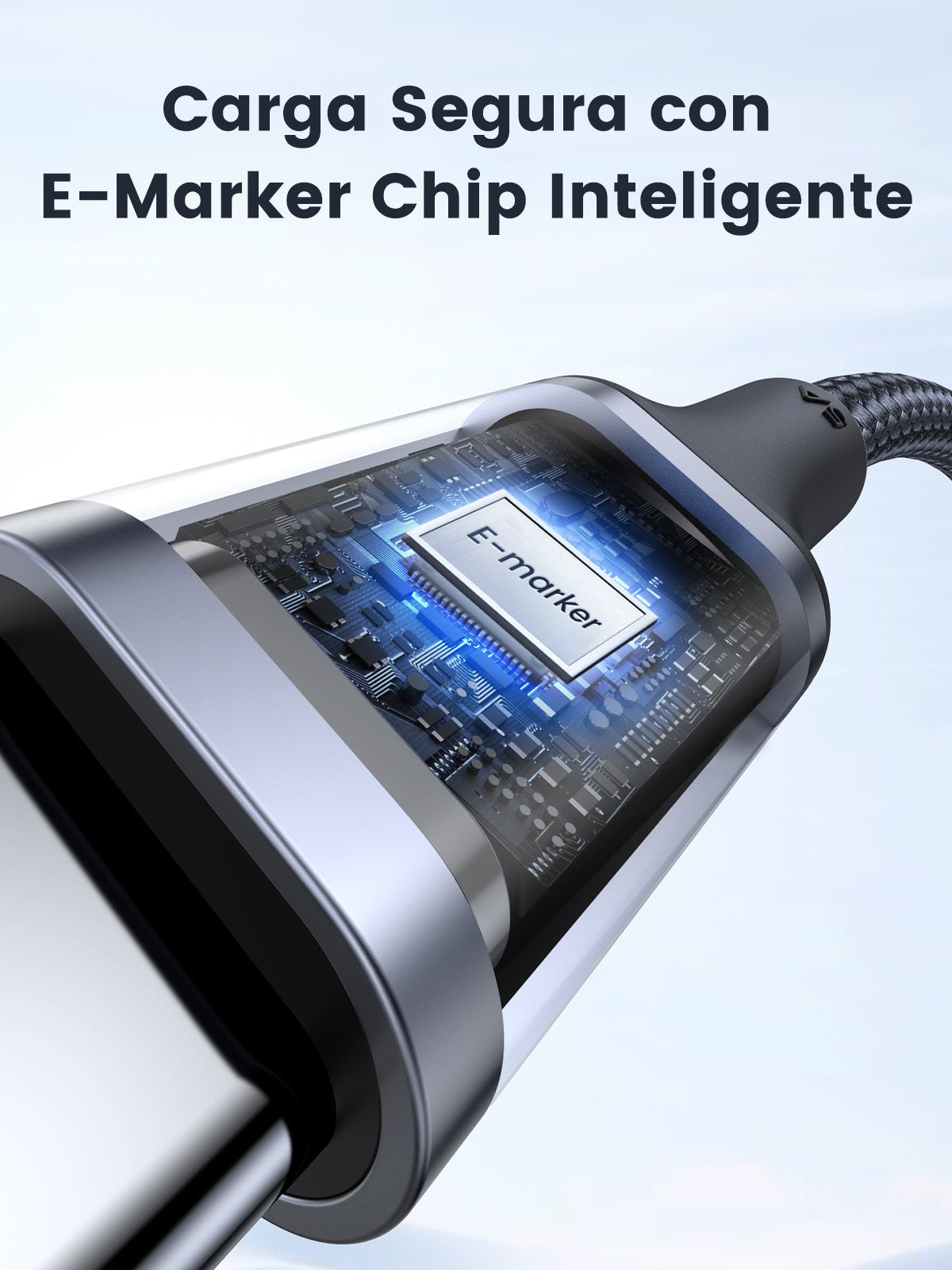 Ugreen 70427 Cable Usb 1 M Usb 2.0 Usb C Negro, Plata