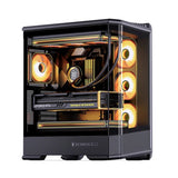 Jonsbo D400 Pc-Gehäuse, Midi Tower, Atx, Tempered Glass - Schwarz