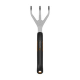 Fiskars Xact Rastrillo De Flores, Rastrillo De Mano Negro/Acero Inoxidable 1027047