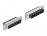 Delock 66835 D-Sub Hd De 44 Pines Macho Engarzado A 2 X Rj45 Hembra Con Kit De Montaje Beige