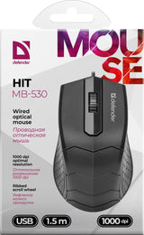 EAN 4714033525305 - Defender HIT MB-530 ratón Oficina Ambidextro USB tipo A Óptico 1000 DPI imagen 7