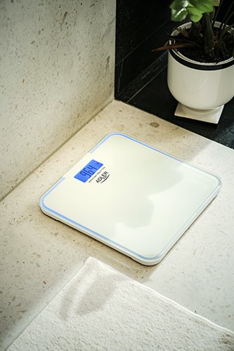 Báscula Adler Ad 8183  Plaza  Personal Electrónica Azul Blanco