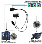 Coolbox Controlador Mini Iluminación Argb X Reset