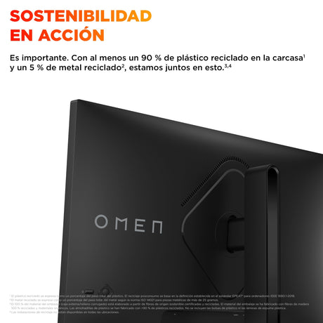 EAN 198701661719 - HP OMEN 27 inch QHD 180Hz Gaming Monitor - 27q G2 pantalla para PC 68,6 cm (27") 2560 x 1440 Pixeles Quad  imagen 10